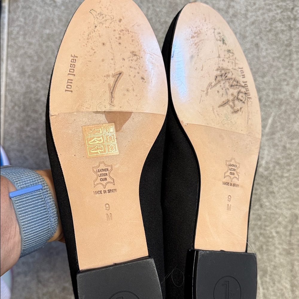 Jon Josef Women's Classic Black Loafers - Picture 3 of 6